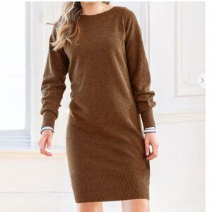 CELTIC & CO Slouch Dress, caramel colour, sz M